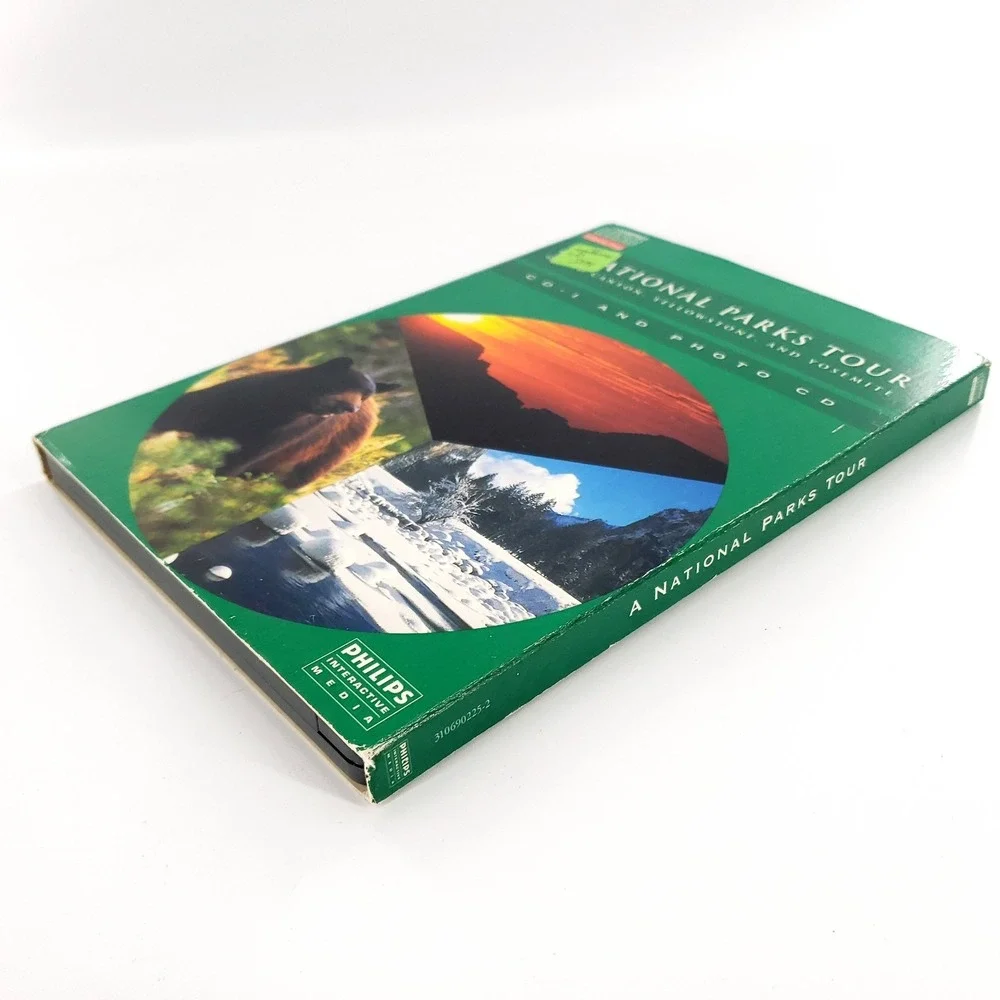 A National Parks Tour CD-I Philips Complete Big Box w/ Slip Cover Tested & Works